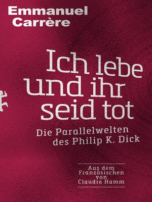 cover image of Ich lebe und ihr seid tot